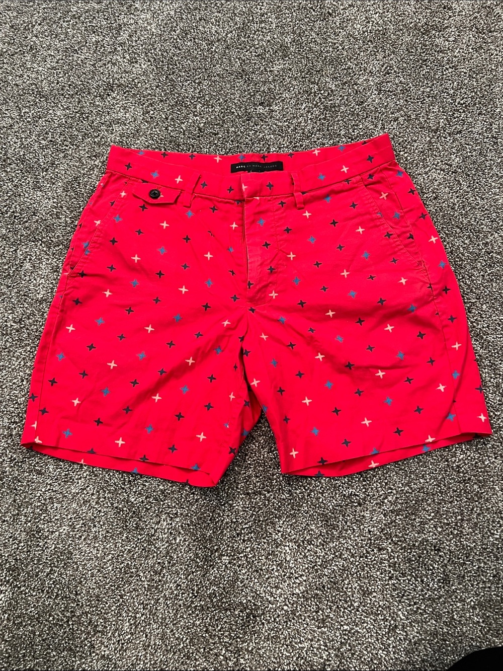 Men’s Marc Jacobs Red Star Print Casual Shorts
